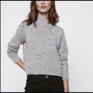 Grey speck turtleneck